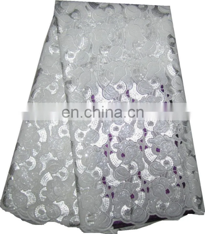 african fashion french lace/organza lace/sequin lace (FL521)