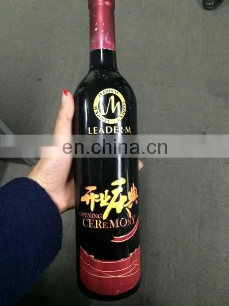 Red wine bottle printer UV printer for Champagne bottle