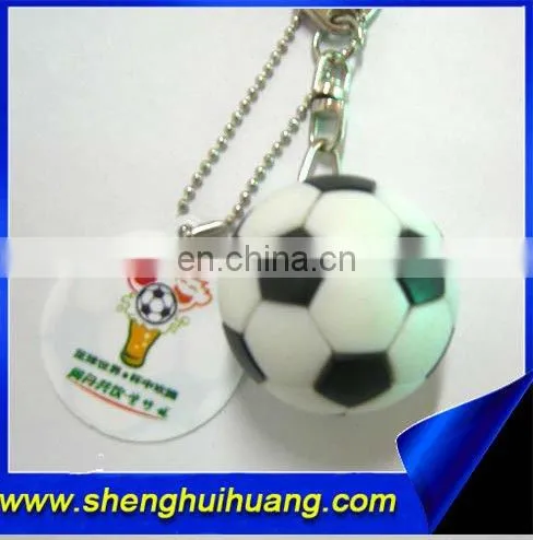 football LED light keychain/Glow up small keychain/practical LED keychain