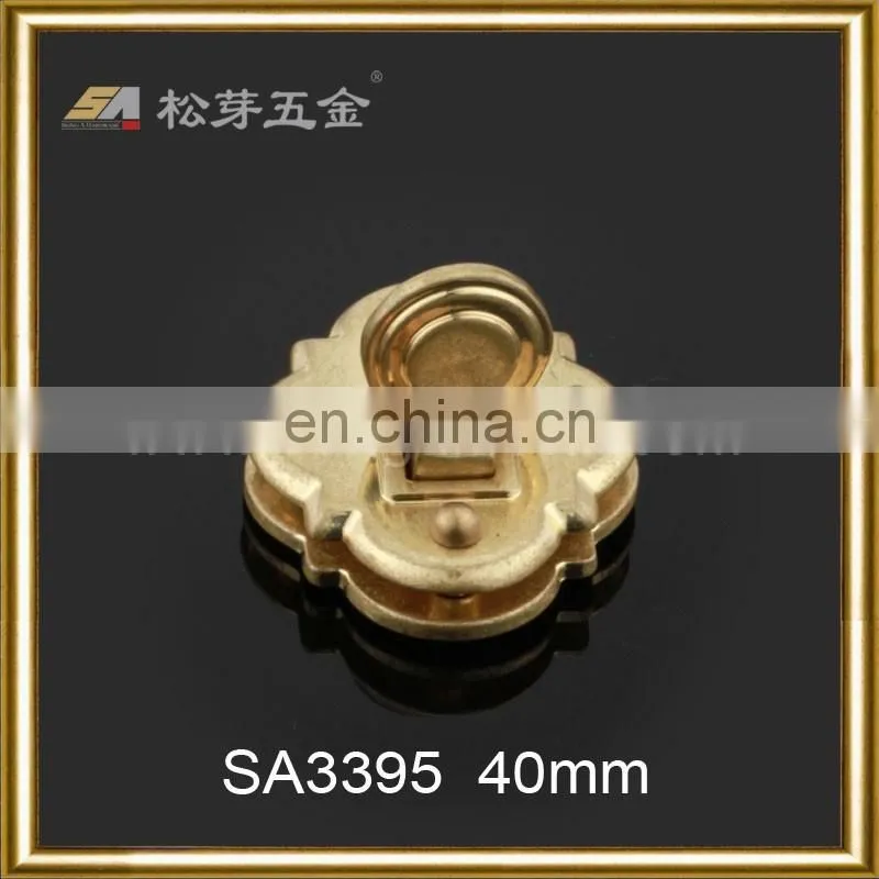 Custom Zinc Alloy Handbag Metal Accessory, Nickle Color Plated Purse Metal