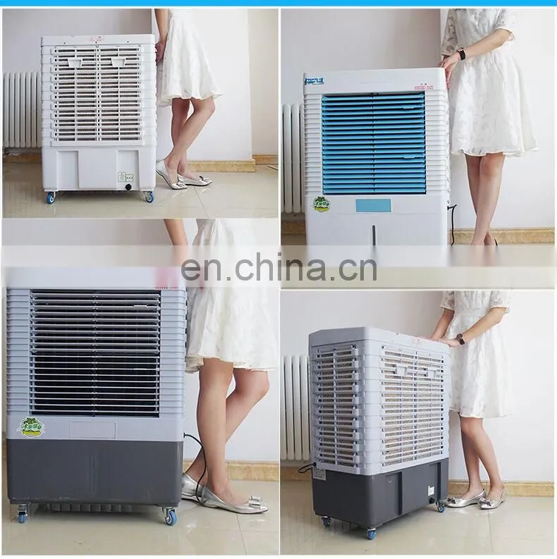 Hot sale small air cooler remote control timing fan portable evaporative water coolers