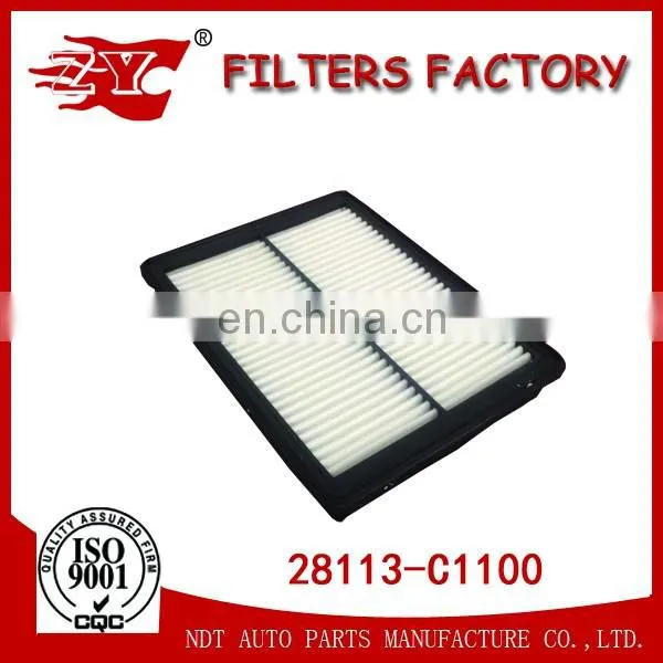 Customization service auto air filter for Hyundai sonata OE 28113-C1100