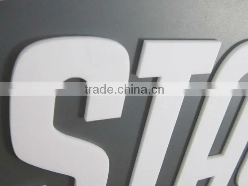wall mount pvc foam board signs