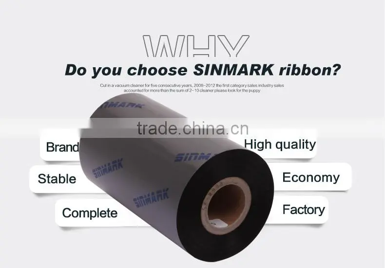 SINMARK L70300 ribbon thermal transfer thermal printer ribbons for thermal wax printer