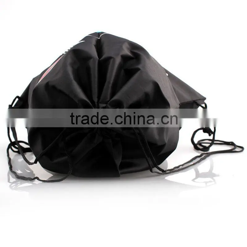 Promotional waterproof nylon drawstring backpack