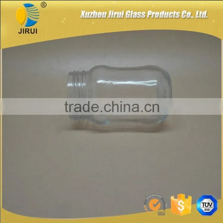 190ml Round Shape Clear Glass Food Jar