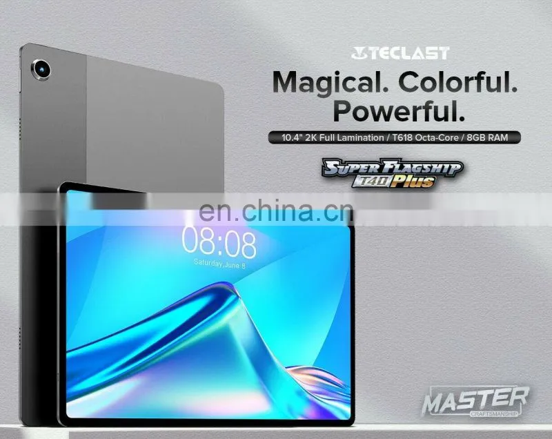 New arrival Teclast T40 Plus 4G Phone Call Tablet PC 10.4 inch 8GB 128GB 6600mAh Battery Android 11 Unisoc T618 Octa Core Tablet