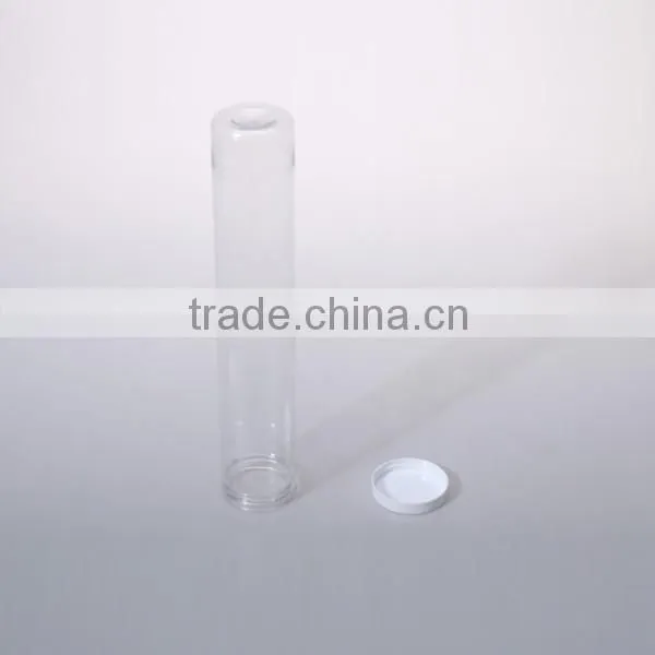 Clear PET plastic tall bottle for nut/candy/honey
