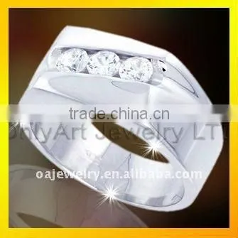 hor selling friendship gift cheap jewelry couple silver cz rings