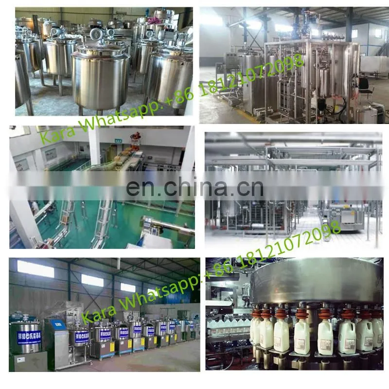 milk processing machine and packaging plant
