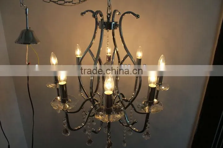 luxus lobby glass crystal livingroom chandelier