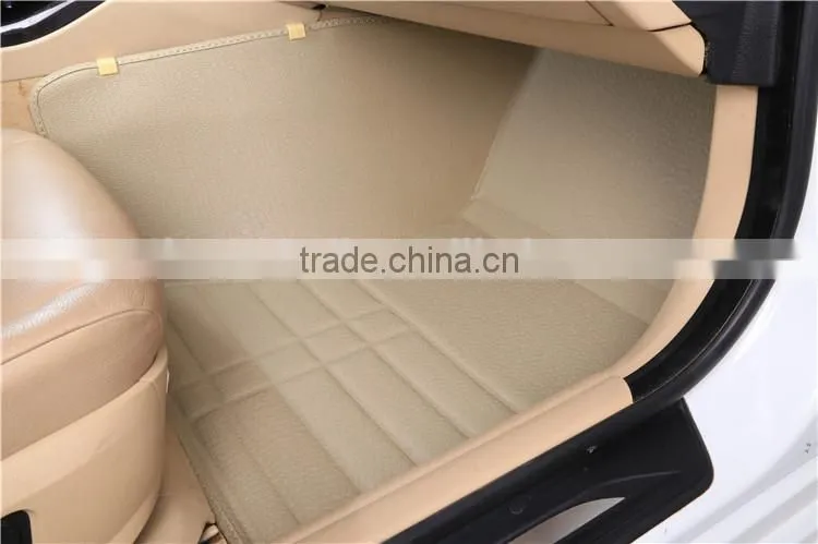 fitted car mats, waterproof floor mats, all weather floor mats beige color