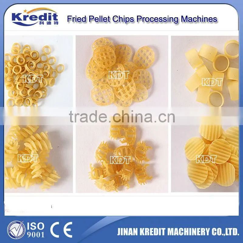 High Capacity Automatic Frying Pellet Chips Machine