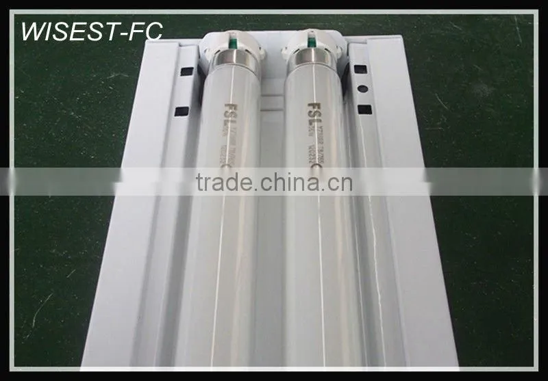 T8 double tube SAA CE ROHS kitchen fluorescent light covers 2x18w with pc cover