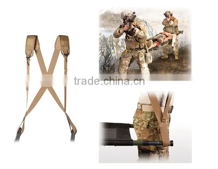 stretcher and litter carrying harness
