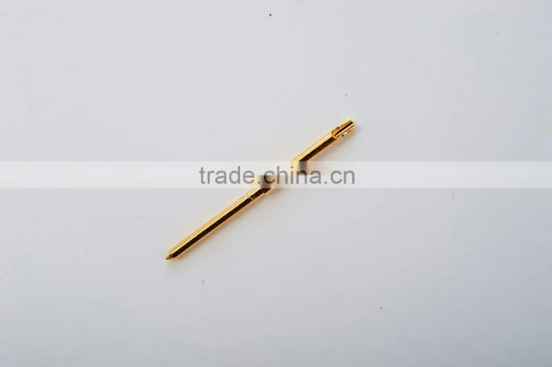 Electronic connector pin terminal