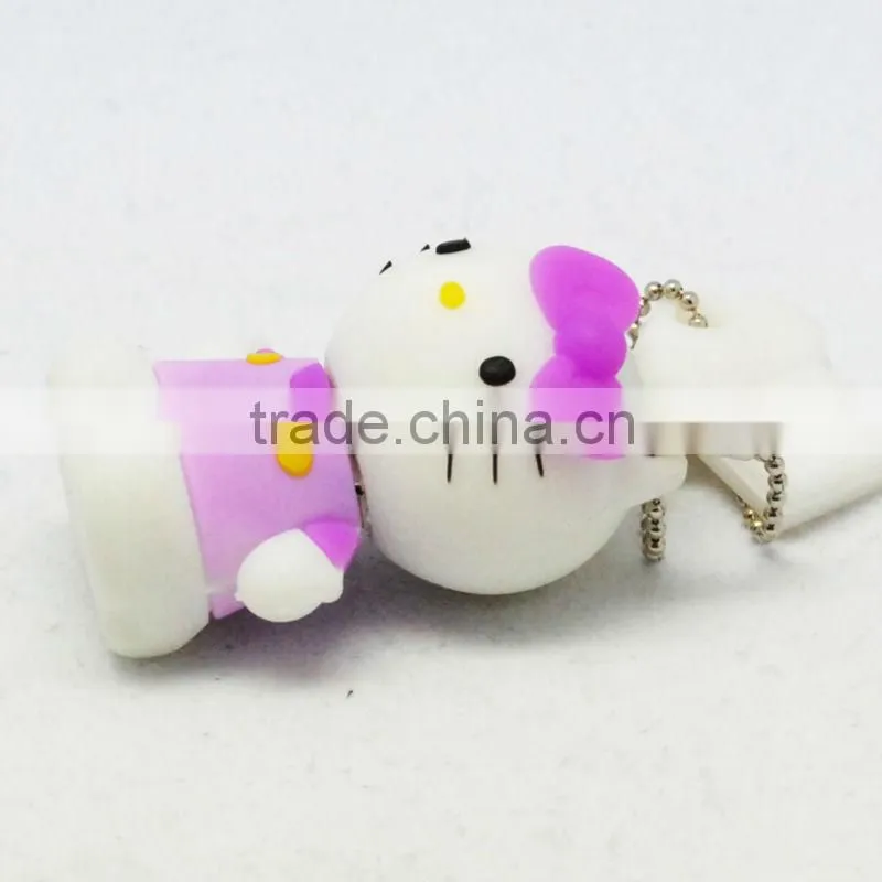 PVC Cartoon Character Usb Pendrive 2.0 Print design logo Make Mold Custom USB flash drives