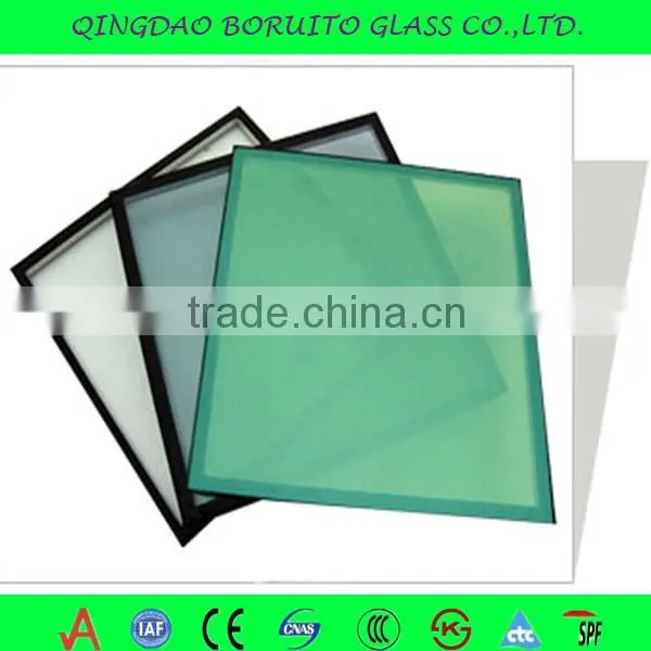 Building use and for tempering tinted float reflective glass