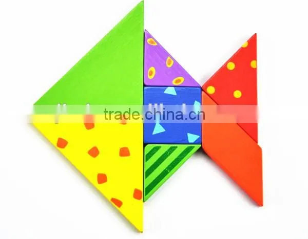 kids playing custom 7-piece wooden jigsaw puzzle