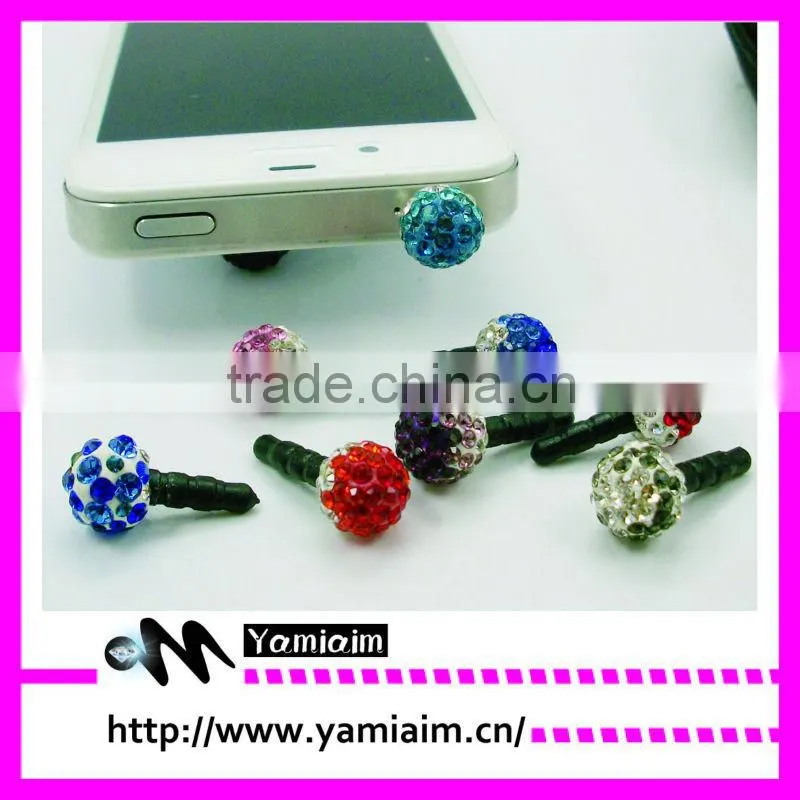 Fancy Rhinestone Bling phone Dust Plugs