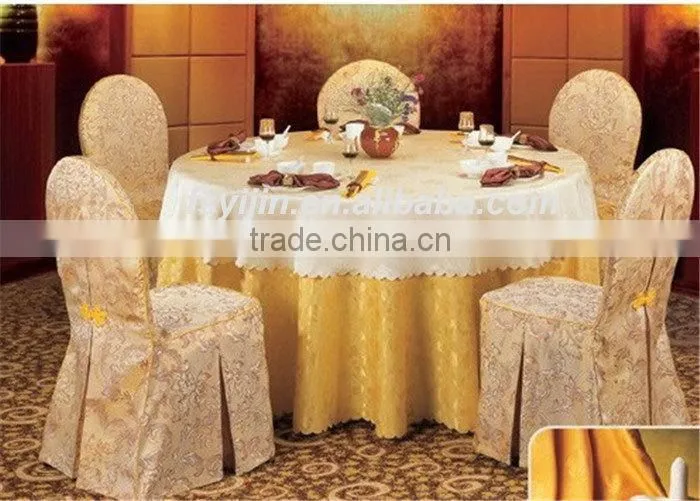 2015 Factory Price Wedding Round Polyester Table Cloth