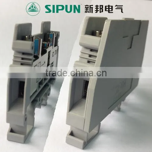 UK6S experimental testing type terminal blocks with din rail