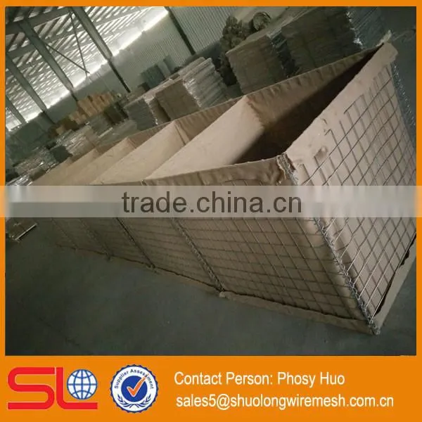 Factory supply MIL3 Hesco flood barrier, geotextile bag, hesco bastion for protection fence