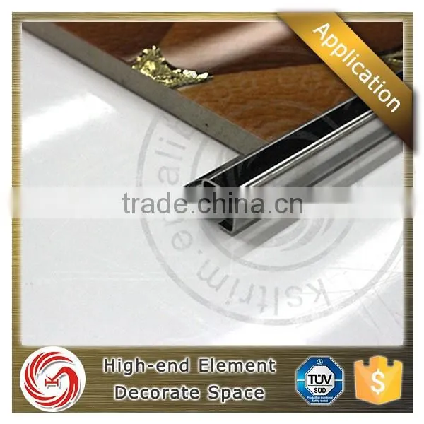 building materials decorative anodized stainless steel tile trim