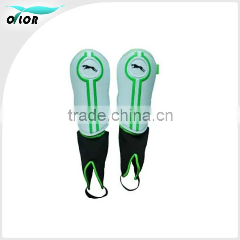 Advanced elastic football shin guard with elastic strap