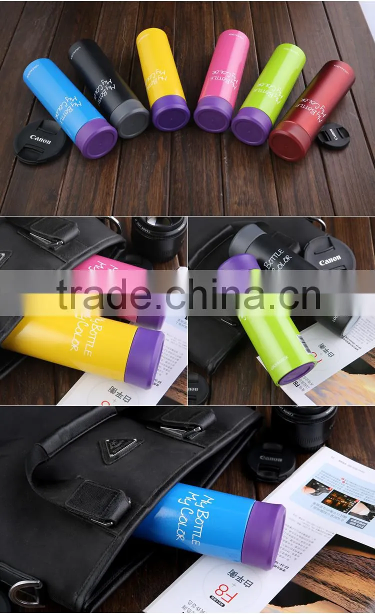 Home Office Business Stainless Steel Vacuum Thermal Dull Polish Warm Travel Mug Cup Bottle