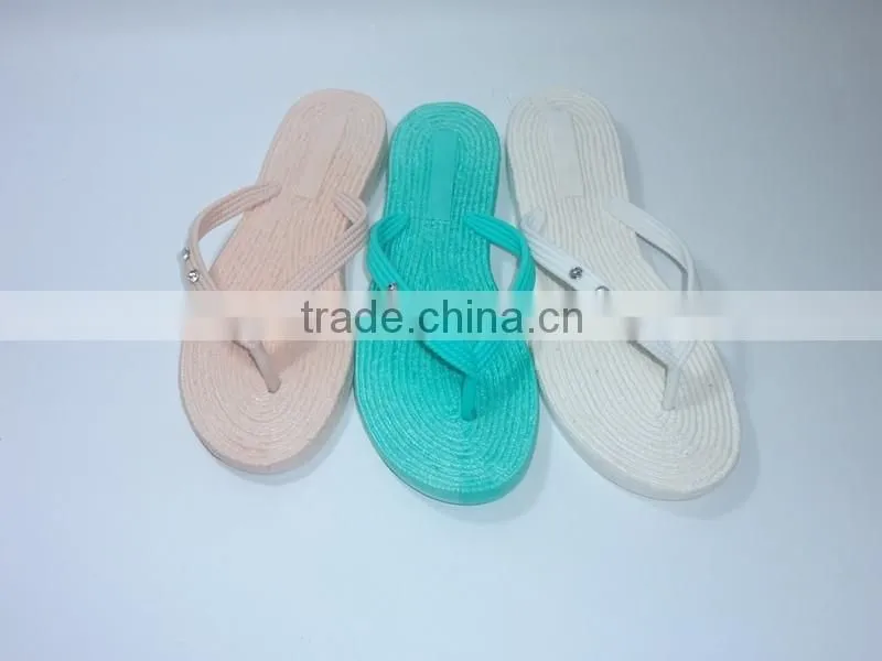2016 XSD PVC PCU Fashion Lady Summer Flipflops