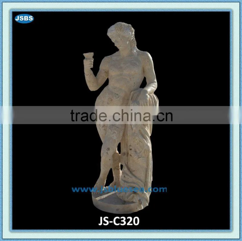 customize antique natural marble garden statues