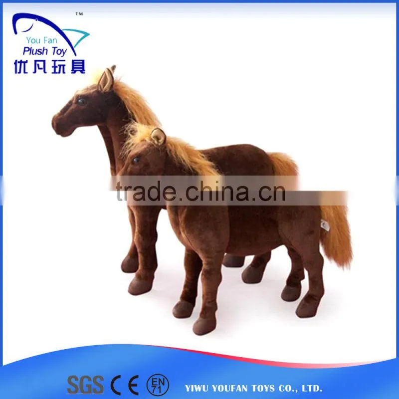 Any size and color plush lifelike animal toy gift/baby big animal toys