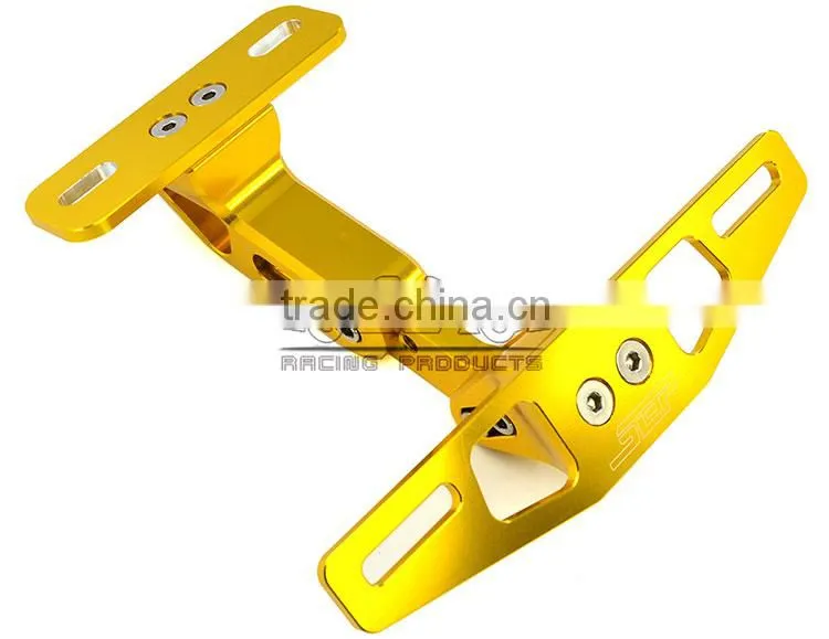 BJ-LPL-033 Aftermarket Universal CNC Aluminum Wholesale Motorcycle License Plate Mount