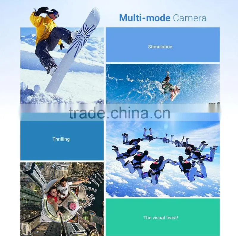 hot sales! WiFi Waterproof Dual Screen 4K 25fps/ 2.7K 30fps/ 1080P 60fps HD Sports Camera--DV-16