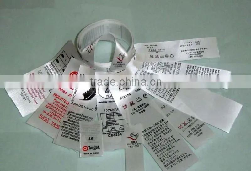 2015 new fashion high quality custom clothes label