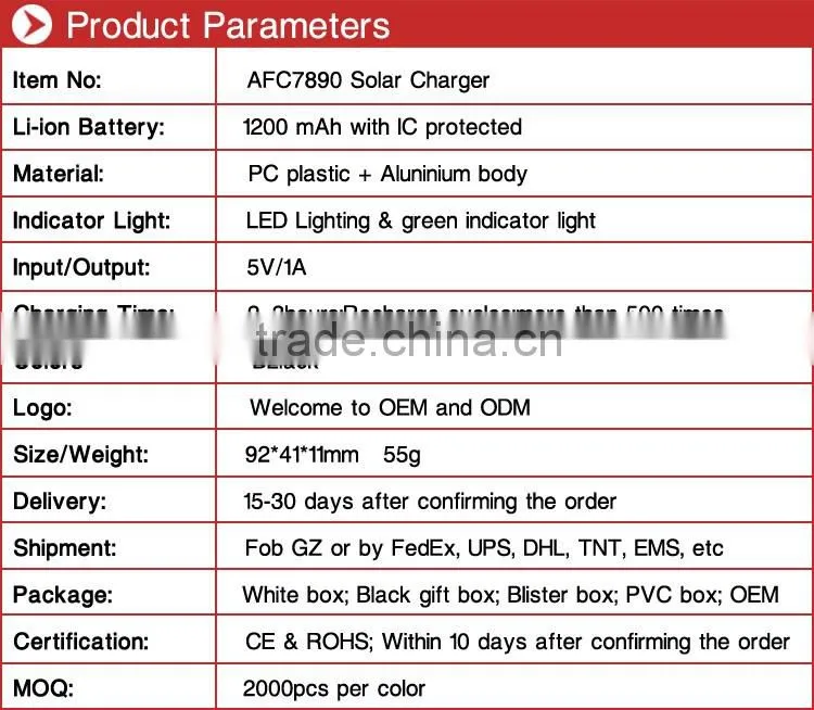 Hot selling with small capacity 1200mAh metal led light solar energy mini power bank