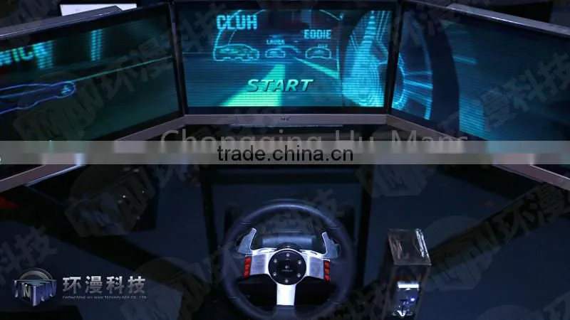 Chinese Supplies 3DOF Car Racing Game Machine