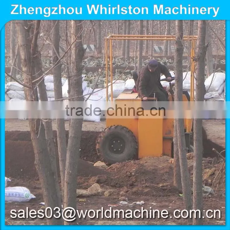 WHIRLSTON organic fertilizer machine/compost turning machine/food waste composting machine/compost making machine