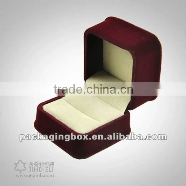 New Christmas velvet single ring box
