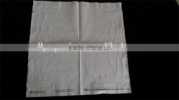 Hot sale 100% vigin wood pulp luncheon/dinner napkins with logo printed