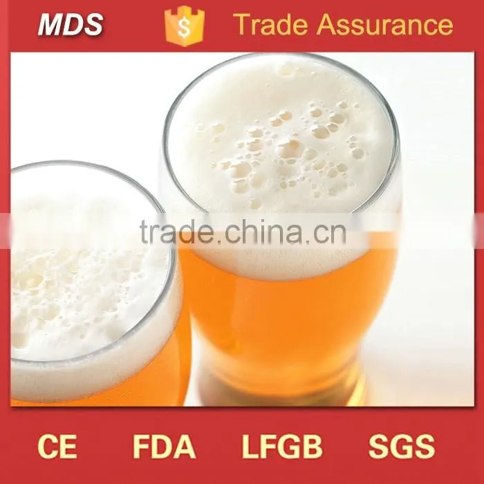 Hot selling tulip shaped printed glass pint glass