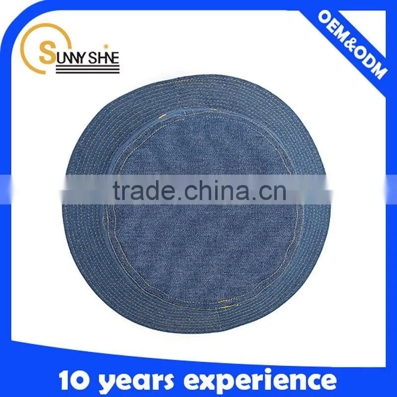 custom denim bucket hats wholesale