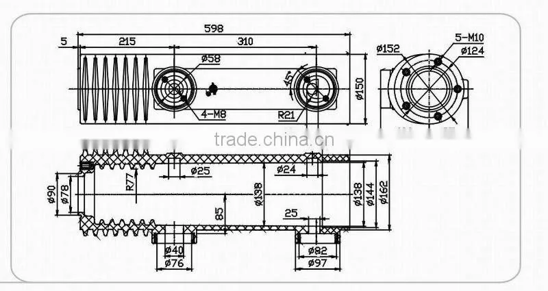 24kV Epoxy Cast Vacuum Interrupter