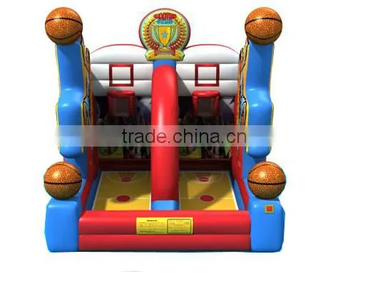 Commercial grade basketball inflatable sport games for kids and adults