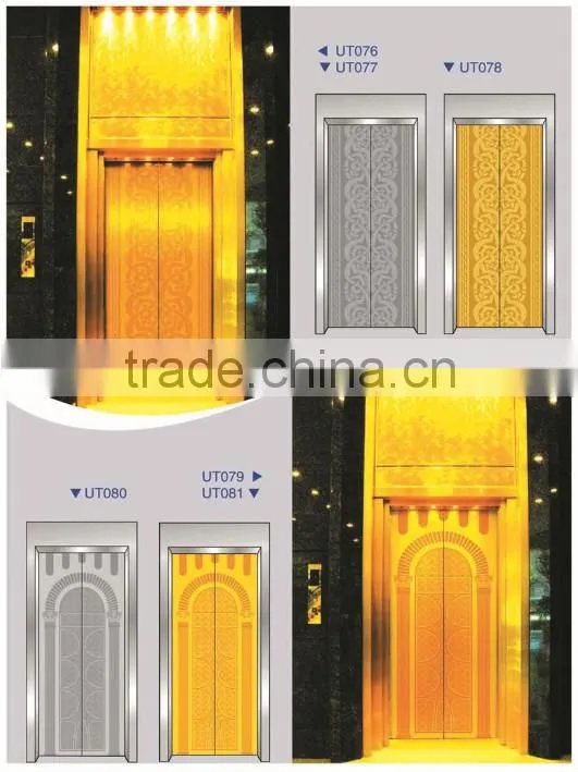 Golden & Luxurious & Vintage Style Elevator Door