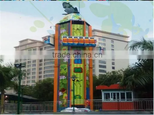 amusement park 18-seat lifting parachute tower