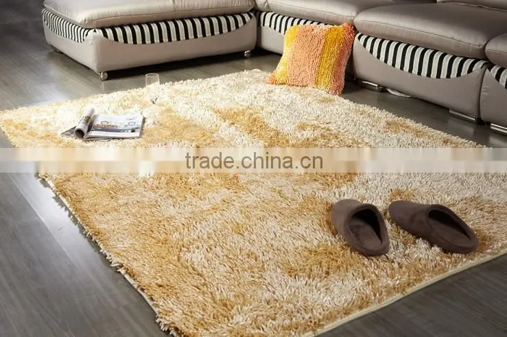 polyester floor Carpet shaggy room mat rugs