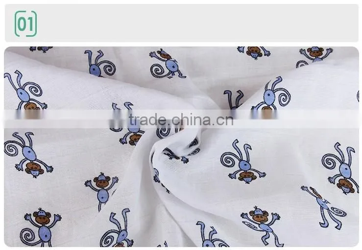 100% cotton muslin swaddle blanket baby