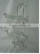 Bathroom 3 tier metal wire shower caddy